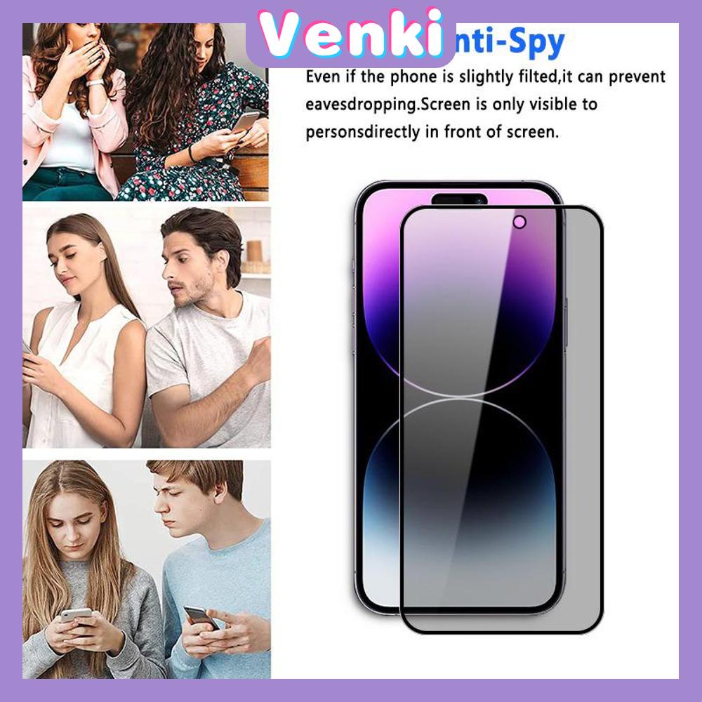 Anti-spy Tempered Film Untuk iPhone 14 Pro max Self-adhesive Gelembung-Gratis Layar Penuh Anti-ledakan Kuat Anti-Sidik Jari Sentuhan Nyaman Kompatibel dengan iPhone 13 12 Pro max