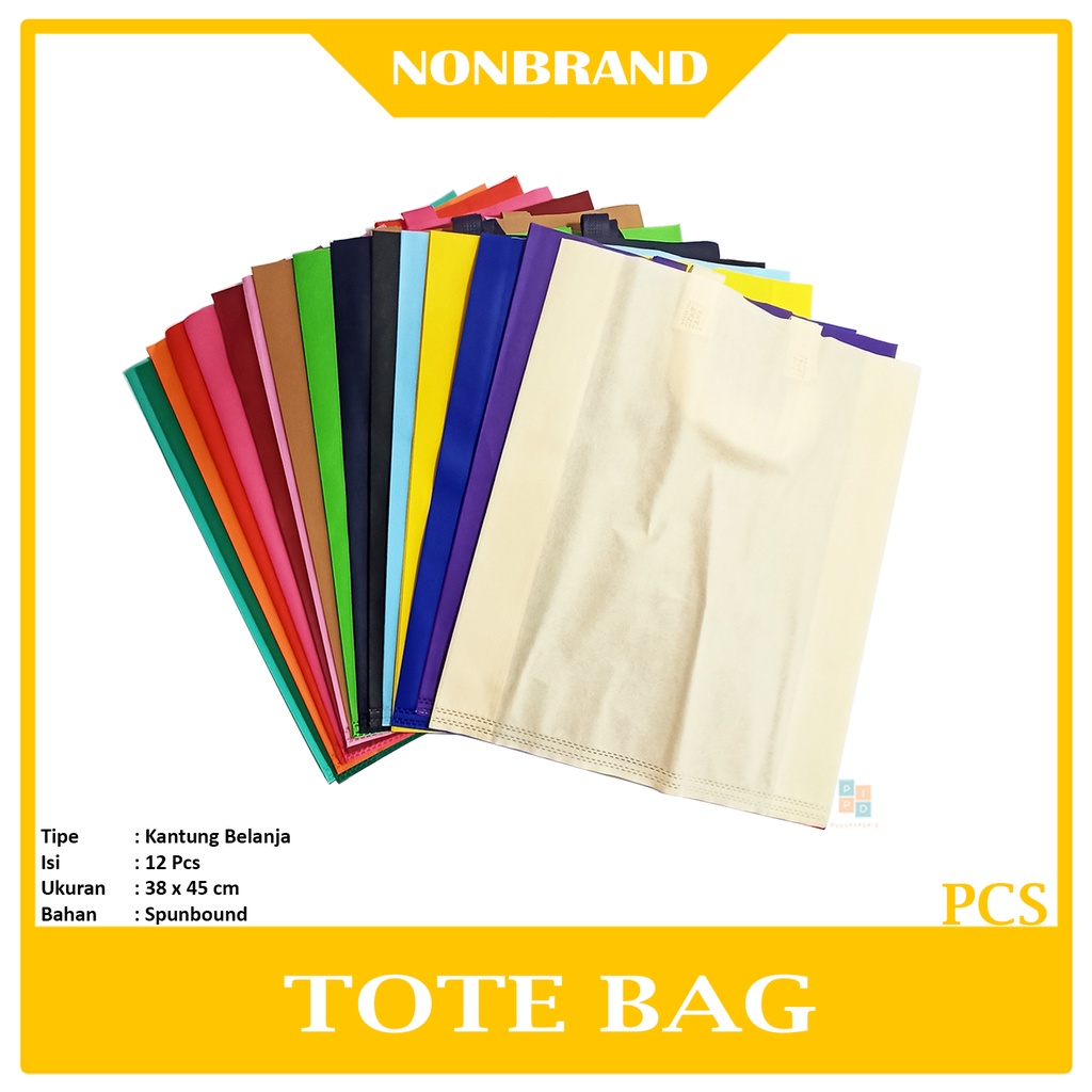 

PPID - Tote Bag Tas Belanja Spunbond TLS 38x45cm - Pcs