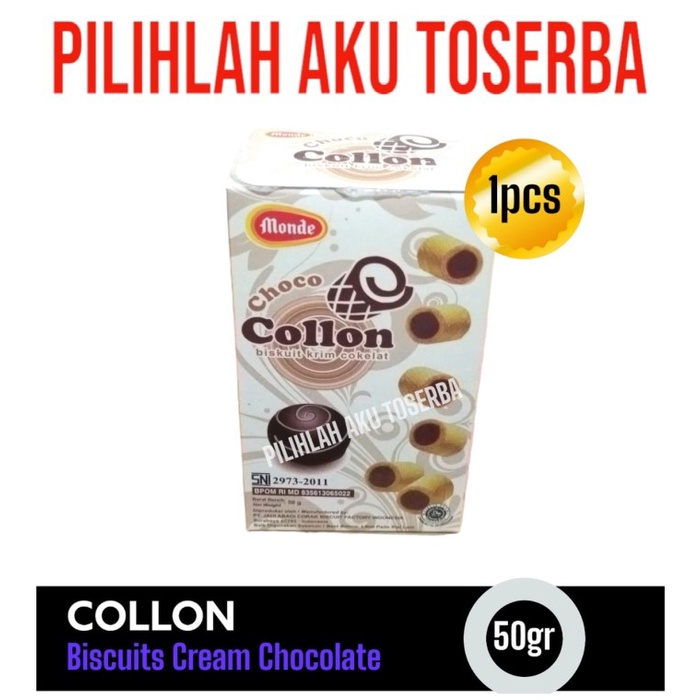 

Monde COLLON CHOCOLATE Cream 50 gr - ( HARGA 1 BOX )