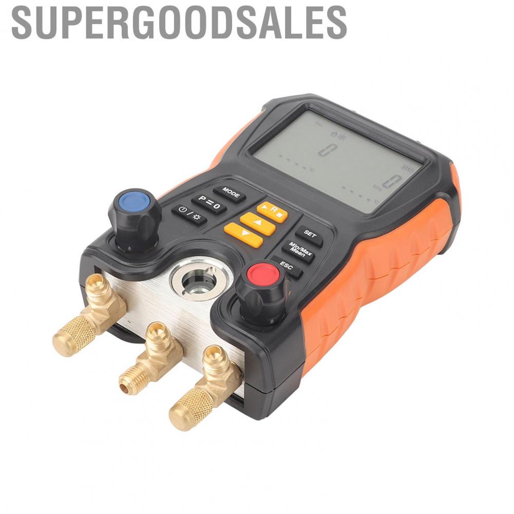 Supergoodsales 2 In 1 Pressure Temperature Tester  HVAC Digital Manifold Meter