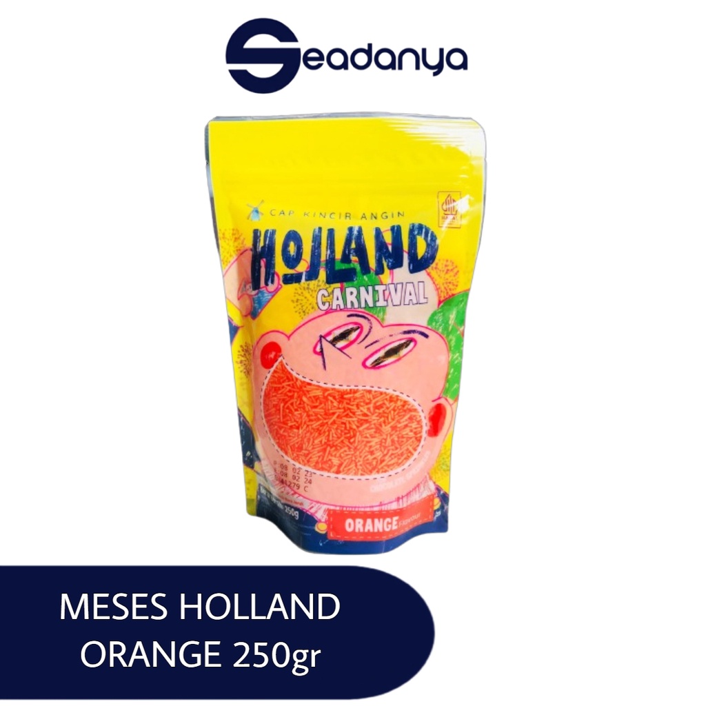 

MESES HOLLAND ORANGE 250GR - Meises Holland Carnival Orange 250gr - Meses Warna Orange