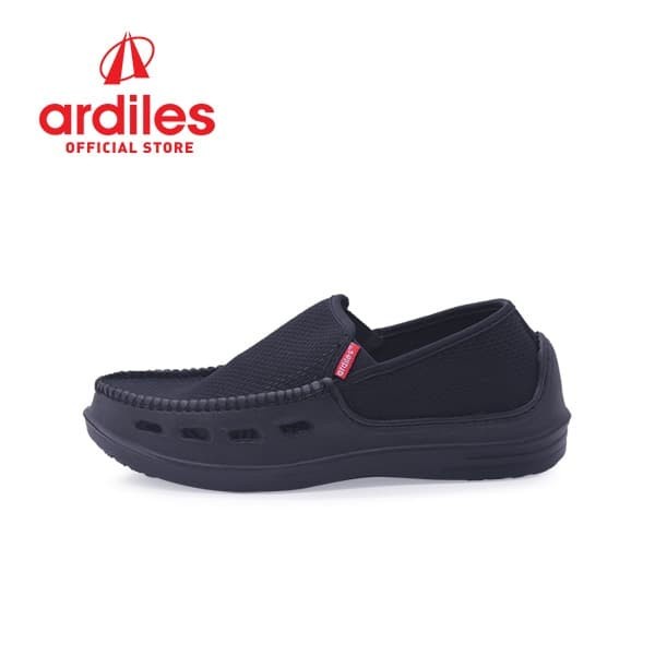 Neox by Ardiles Men JNEE Sepatu Slip On Slop - Hitam Ardiles Original