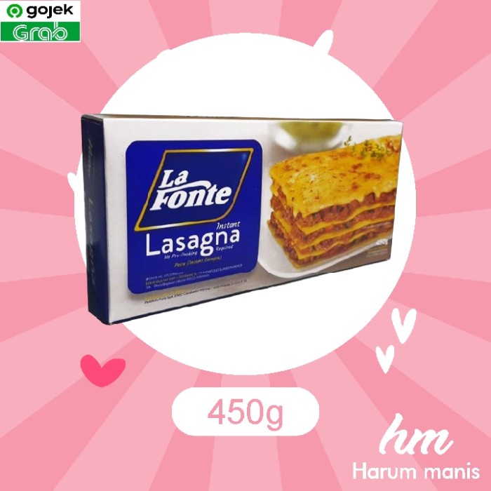 

Lafonte Lasagna 450g