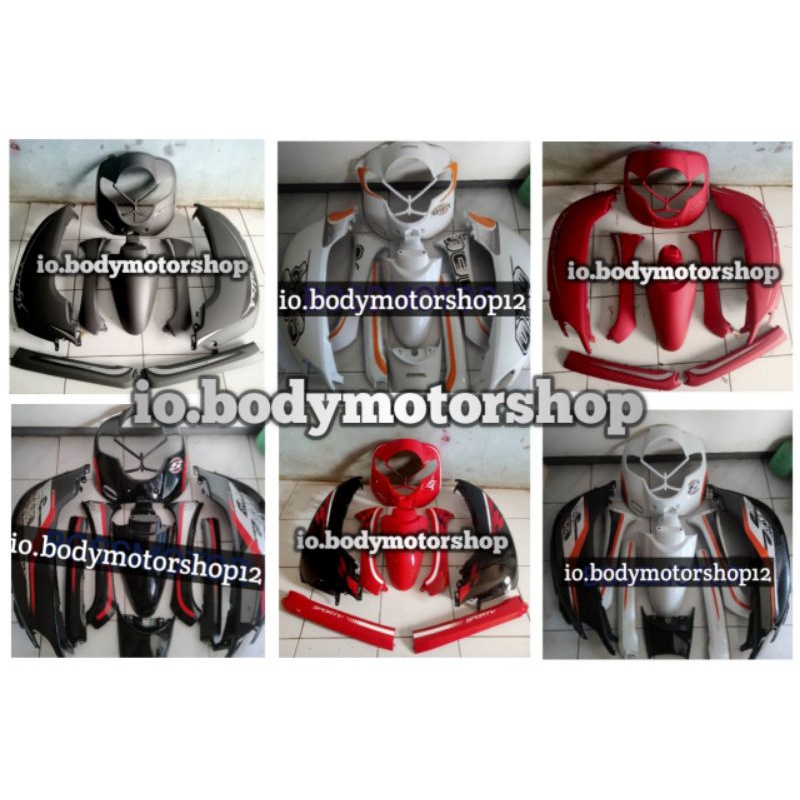 COVER BODY HALUS HONDA SCOOPY 2017-2019 FULL SET BODY HALUS SCOOPY DONAT RING 12 TAHUN 2017 2018 201