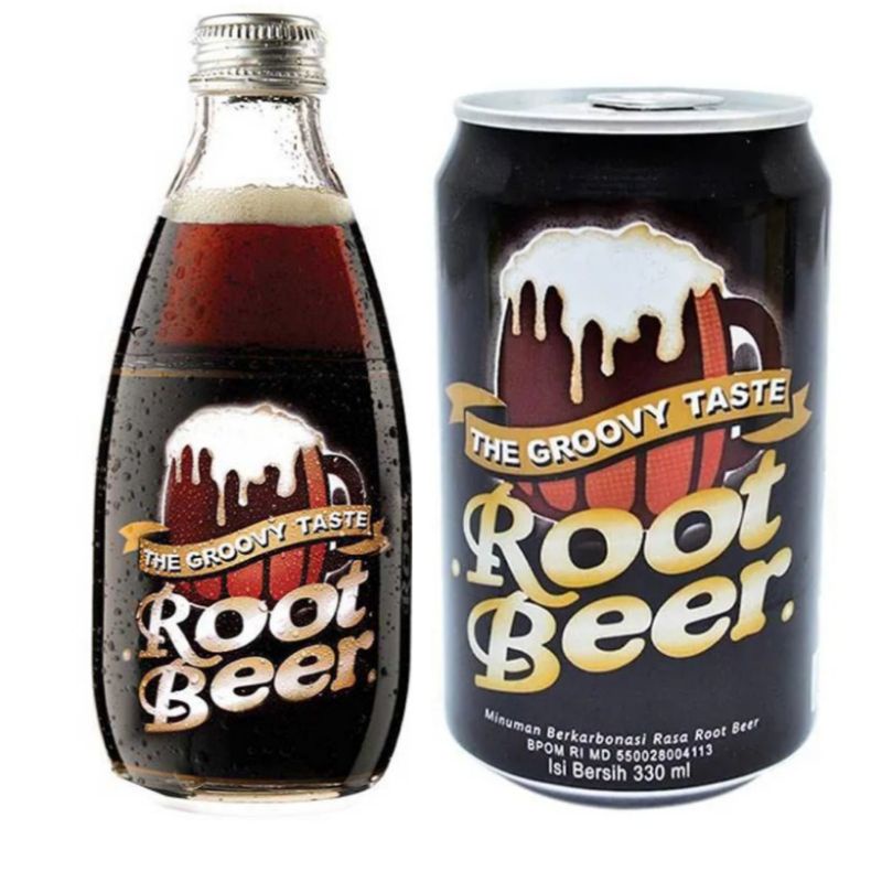 

(hanya instant) Groovy Root Beer Minuman Soda Sarsaparilla botol kaleng - Online Fresh Mart Denpasar