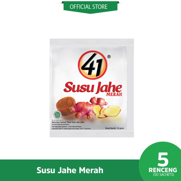 

Paket Susu Jahe Merah 41 (5 rcg)