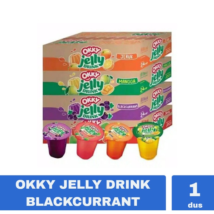 

Okky Jelly Drink Blackcurrant 150 ml x 24 cup