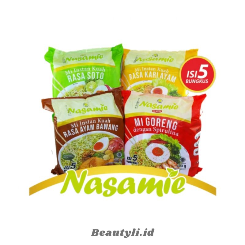 

NASAMIE - Mie Sehat Instan Tanpa Bahan Pengawet + Spirulina