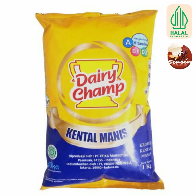 

susu Kental Manis Krimer Dairy Champ Ukuran 1 kg