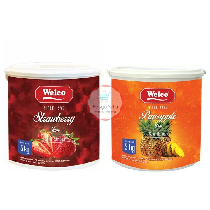 

selai asli welco strawberry [250gr]