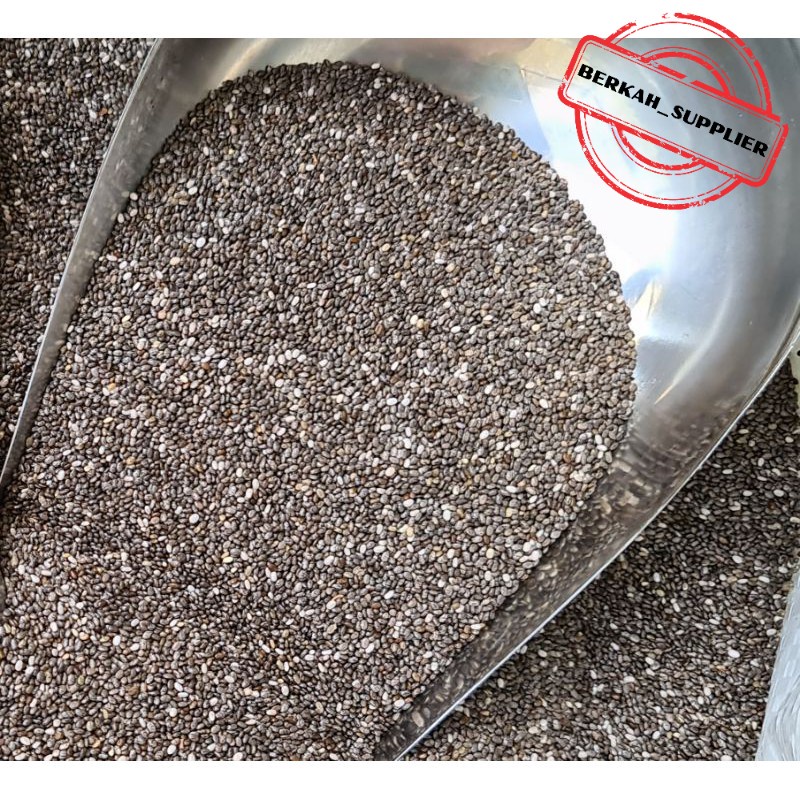 

Organic Black Chia Seed 1kg - Chia Seeds Kualitas Bagus