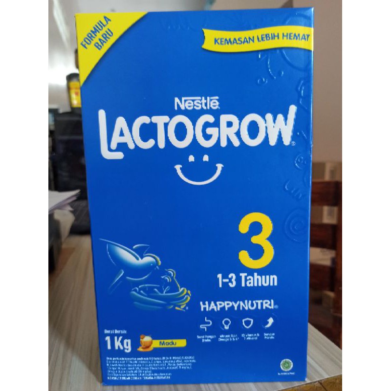 Susu Lactogrow 3 Rasa Madu 1kg