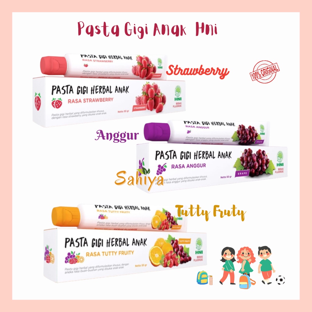 Pasta Gigi Anak Hni Hpai . .