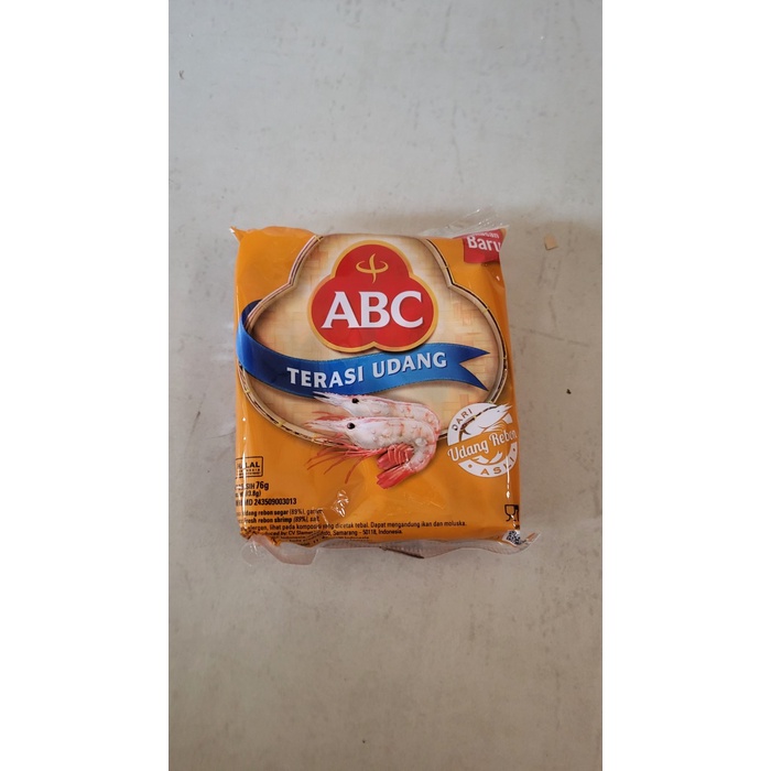 

ABC TERASI UDANG 3,8 GR ISI 20