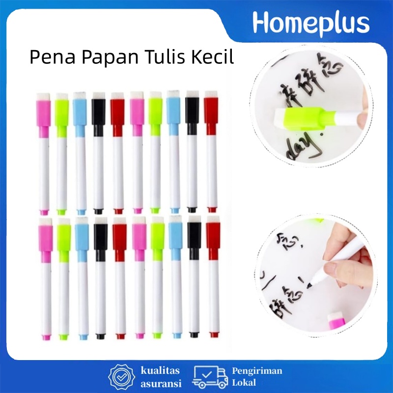 

HomePlus Satu Keluarga Spidol Mini Magnet Sepidol Warna Warni Papan Tulis White Board Dengan Penghapus Wipe And Clean Kecil