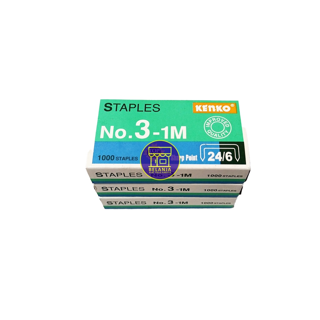 

KENKO - Isi Staples Besar Ukuran No.3 -1M - Pack