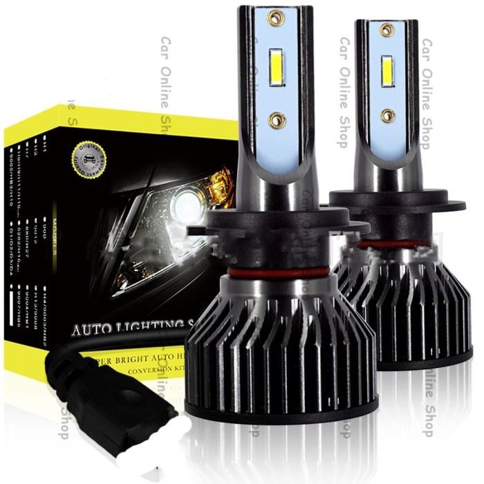 Lampu LED T5S CSP Chip 50W Headlight Fog lamp Mobil Depan H4 H11