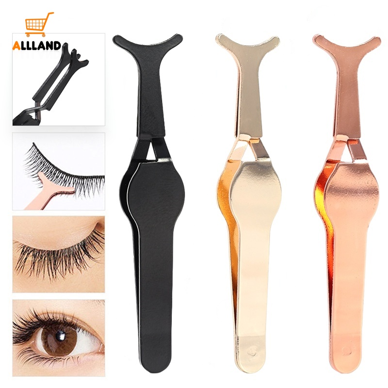 Pinset Bulu Mata Palsu/Alat Makeup Aplikator Bulu Mata Palsu Profesional/Pinset Bulu Mata Mink Alat Bantu Curler