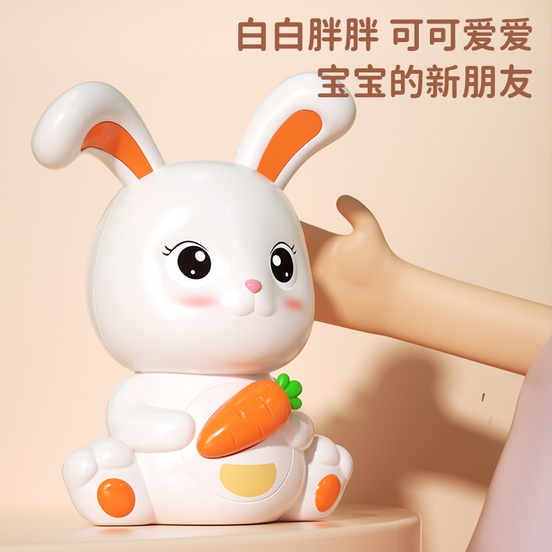 Bunny Bank Kapasitas Besar Penyimpanan Uang Kertas Dan Koin Hemat Mainan Plastik
