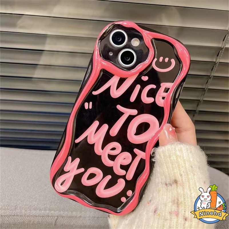 IPHONE Casing Kompatibel Untuk Iphone14 13 12 11 Pro Max X Xr Xs Max8 7 6 6s Plus SE 2020 Ins Gaya Baru Fashion Graffiti Inggris Casing Ponsel Canggih Silikon Glossy Penutup Perlindungan Shock