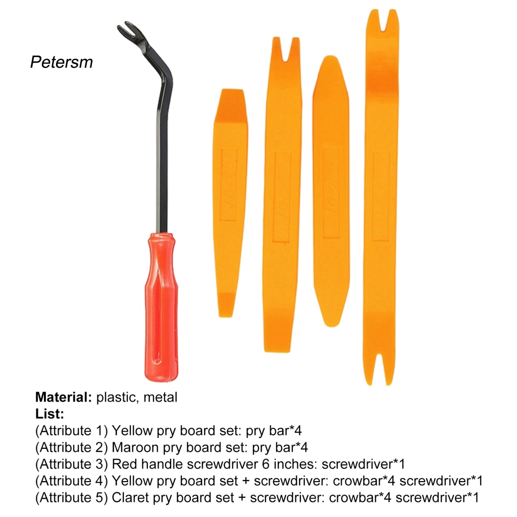 Pp 1set Alat Pelepas Lis Panel Mobil Hemat Tenaga Kerja Jok Auto Interior Bongkar Pasang Blade Kit Tidak Berbahaya