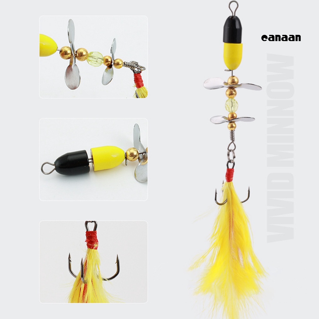 Cnn-8.5cm/9g Umpan Sequin Metal Warna Cerah Berduri Treble Hook Spinner Umpan Untuk Angling