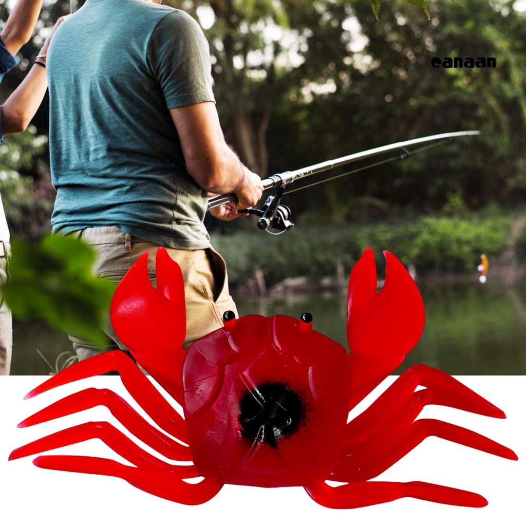 Cnn-lure Umpan Penembus Kuat Mirip Hidup Angling Perlengkapan Tajam Simulasi Kepiting Lembut Buatan Memancing Umpan Untuk Pemancing