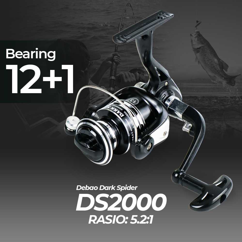 Reel Pancing Spinning 5.2:1 12+1 Ball Bearing