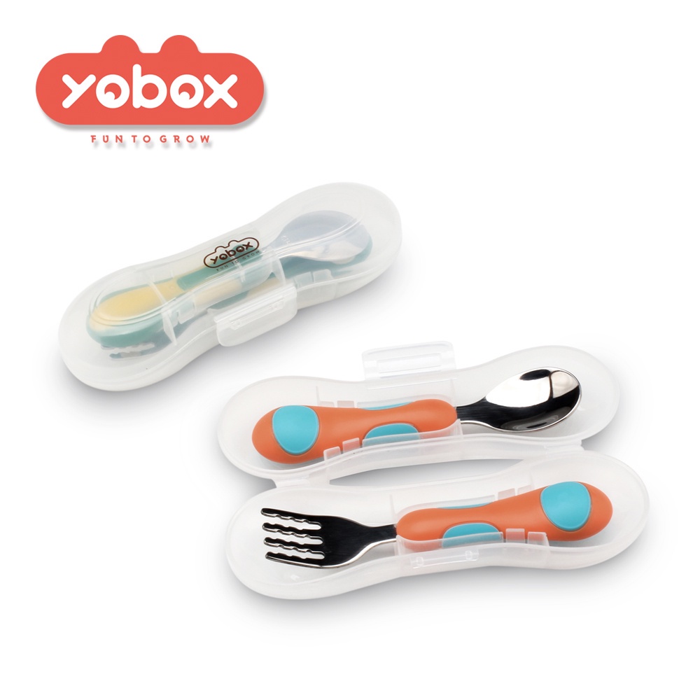 [UNIK88] YOBOX Sendok makan bayi utensil cutlery Y005