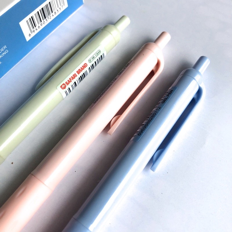 1 PCS BOLPOINT/ PULPEN GEL MEKANIK/ PULPEN CETEKAN/ MECHANICAL GEL PEN SAFARI SF-588 0.5 mm