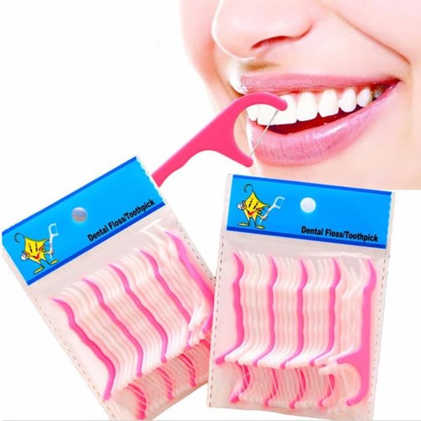 Toothpick Alat Congkel Kotoran Jigong Tusuk Dan Benang Gigi Isi 24 Pcs