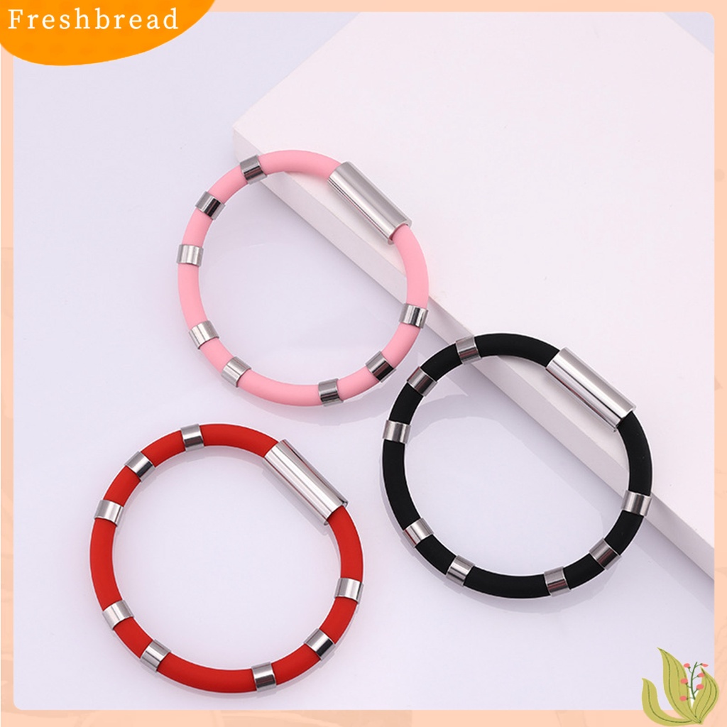 &lt; Freshbread &gt; Anions Gelang Minimalis 8-tabung Keseimbangan Ion Negatif Energi Tahan Aus Hias Unisex Tubuh Manusia Gelang Pelepas Elektrostatik Aksesori Kehidupan Sehari-Hari