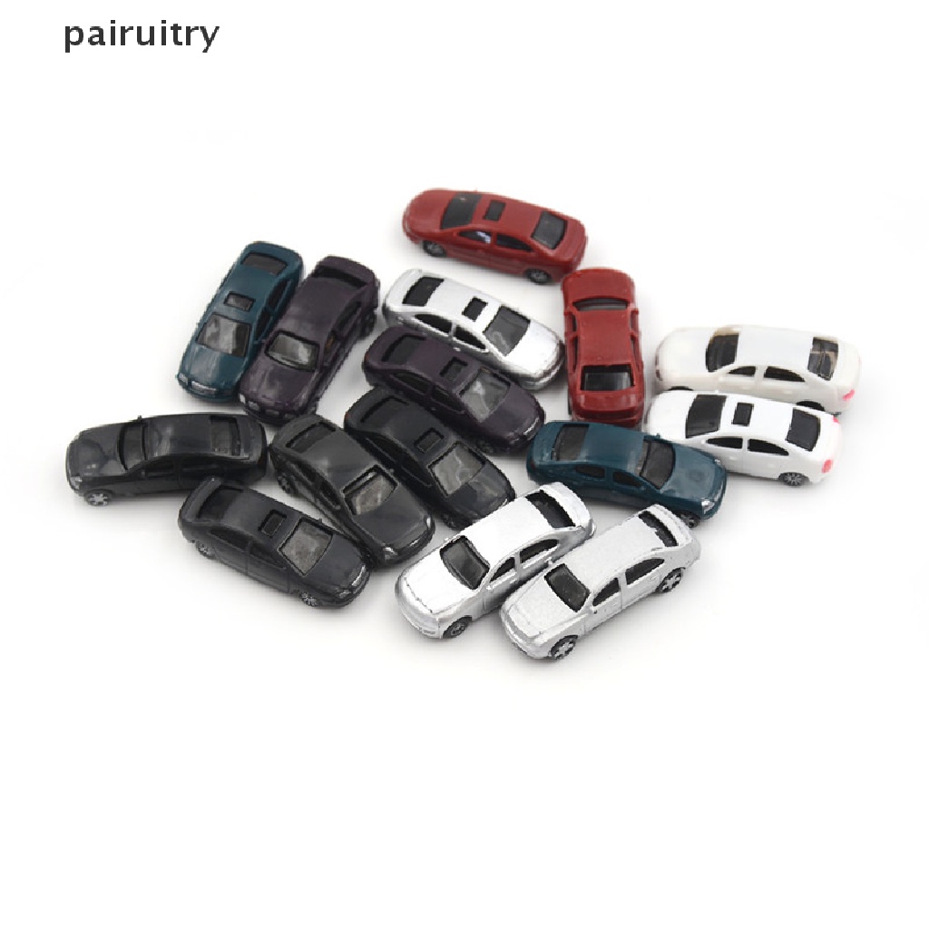 Prt 10pcs Skala Layout Kereta Bangunan Mobil Model Lukis Ho1Per100Kit Mainan Bangunan PRT