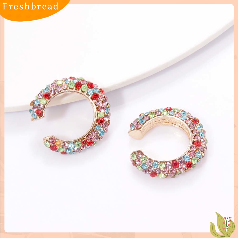 &lt; Freshbread &gt; 1Pc Lady Berlian Imitasi C Bentuk Telinga Manset Klip Anting Tanpa Tindik Perhiasan Tulang Rawan