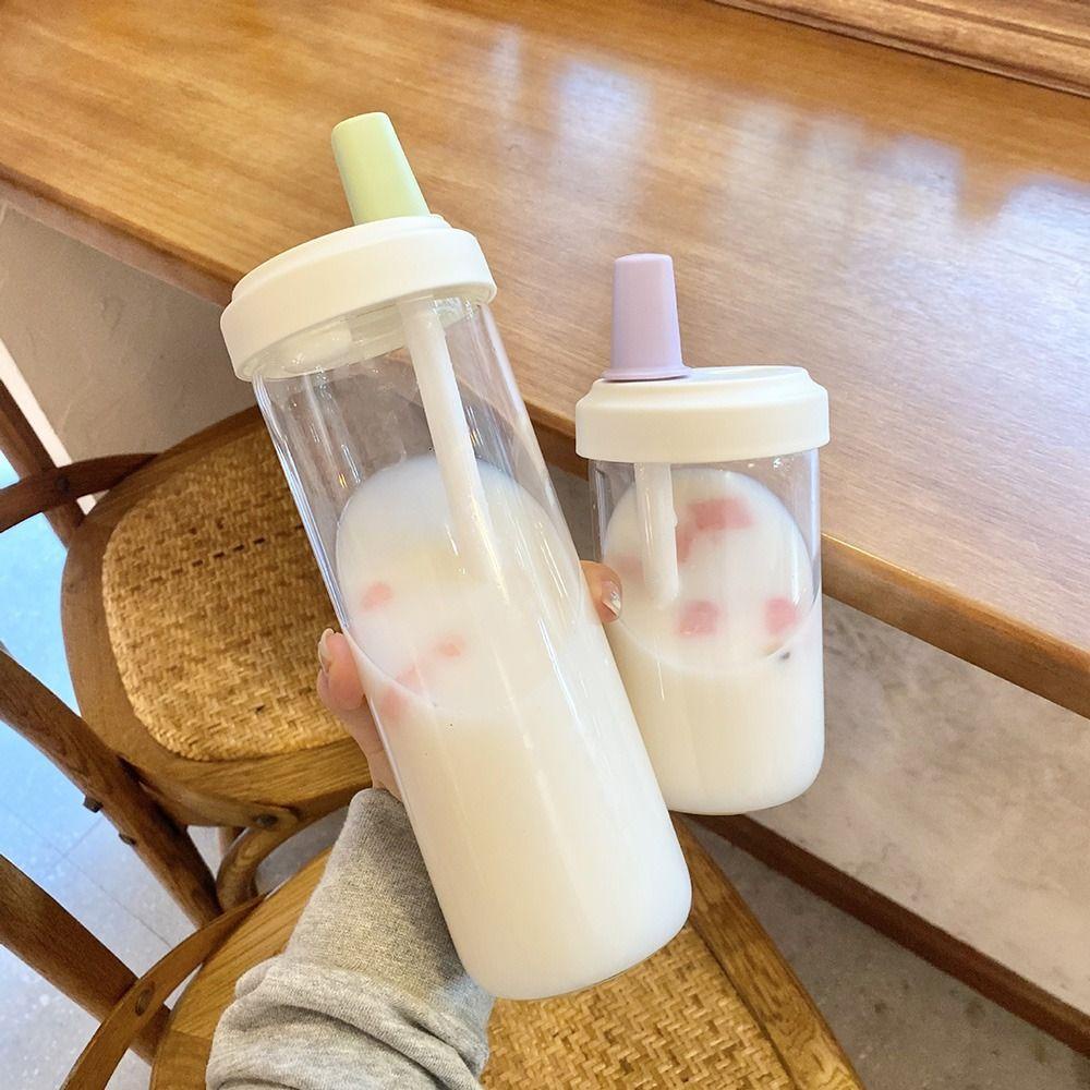 Suyo Cangkir Jerami Outdoors Student Portable Water Cup Ketel Plastik Kapasitas Besar