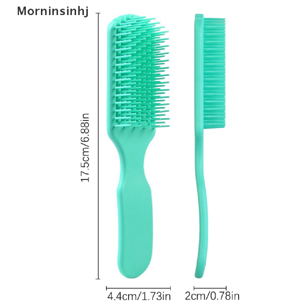 Mornin Sikat Rambut Detangling Brush Pijat Kulit Kepala Sisir Rambut Detangling Brush Untuk Curly id