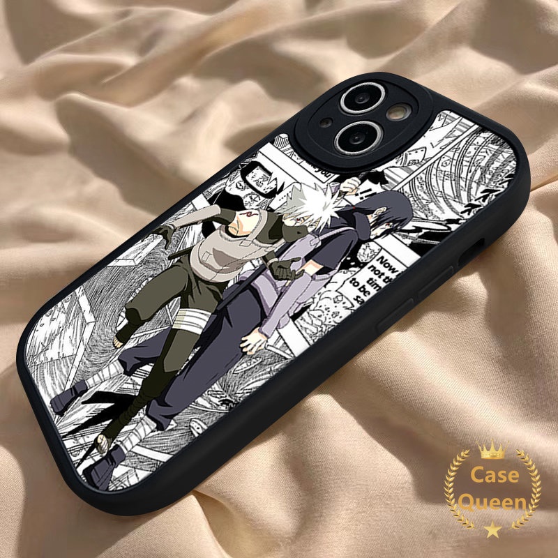 IPHONE Kartun One Piece Naruto Luffy Case Kompatibel Untuk Iphone7Plus11 12 13 14 Pro MAX XR 7x6 8 6s 14 Plus XS MAX SE 2020 7 Plus Anime Trendi Lembut TPU Penutup Belakang