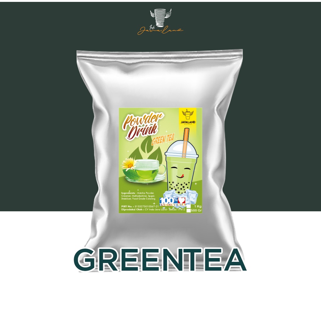 

Ready Stock-Cod Bubuk Minuman Bubble Powder Drink Rasa Green Tea 1kg JAVALAND Depok