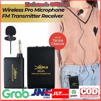 Taffware Wireless FM Transmitter &amp; Receiver Professional Microphone - OMSK71BK