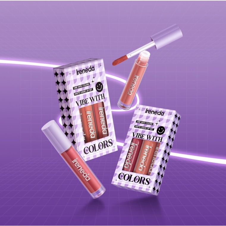 (READY &amp; ORI) IRENEDA Vibe with Colors Matte Liquid IR-S01