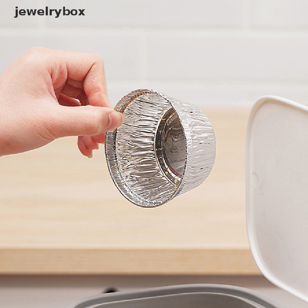 [jewelrybox] 20pcs Air Fryer Aluminium Foil Kue Gelas Microwave Foil Tin Food Tray Container Butik