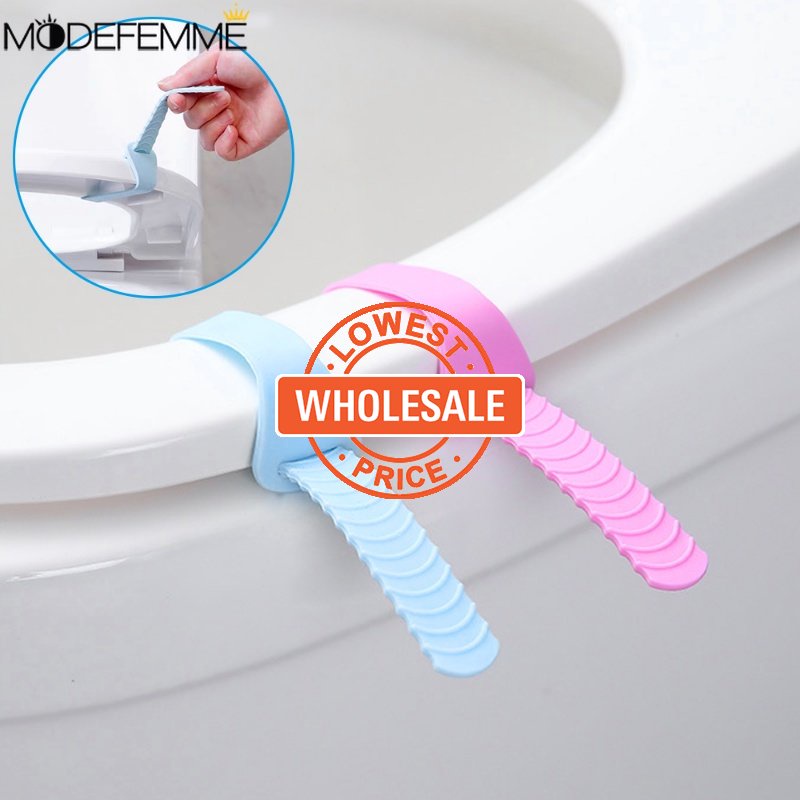 [Harga Grosir] [Unggulan] Adjustable Closestool Pengangkat Tutup Portable Tahan Lama Aksesori Kamar Mandi Toilet Alas Duduk Gesper Anti-slip Pegangan Pintu Furniture Hemat Tenaga Kerja