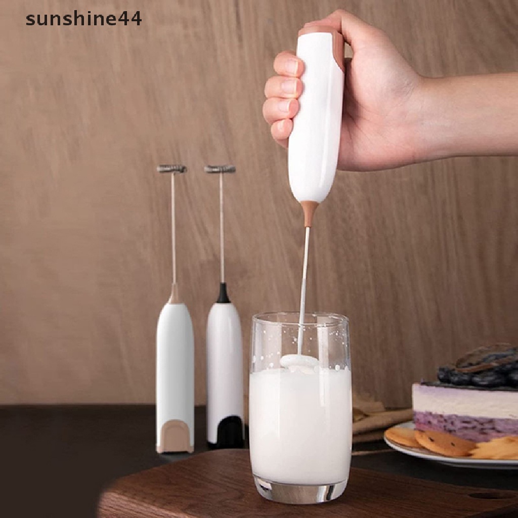 Sunshine Electric Milk Frother Minuman Dapur Foamer Whisk Pengaduk Pengocok Telur ID