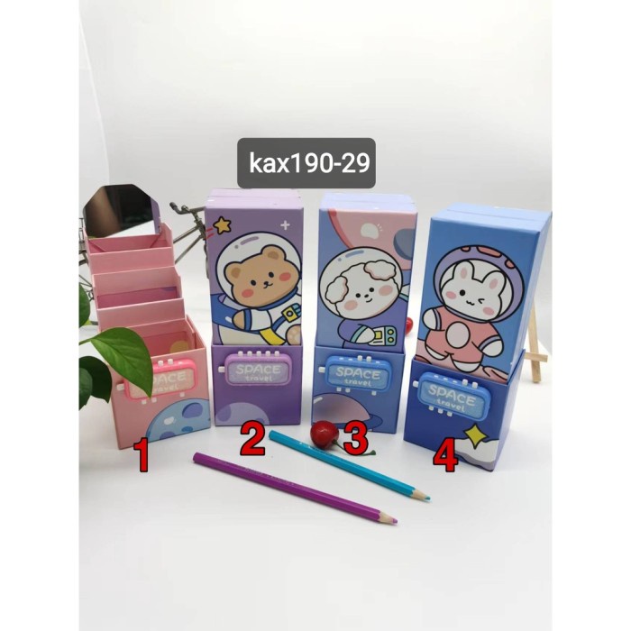 

KT- SOS Kotak Pensil Karton Kode KAX190/Tempat Pensil/Tepak/Pencil Case - 190 29 astronot, Bebas TERBARU