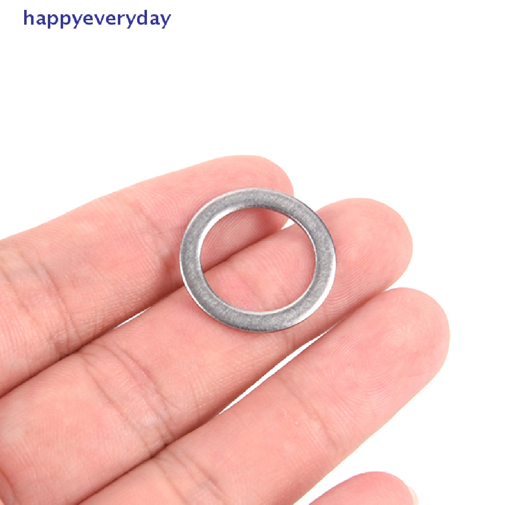 [happy] 10pcs Pedal Sepeda Spacer Engkol Bersepeda Sepeda Stainless Steel Ring Washers [ID]