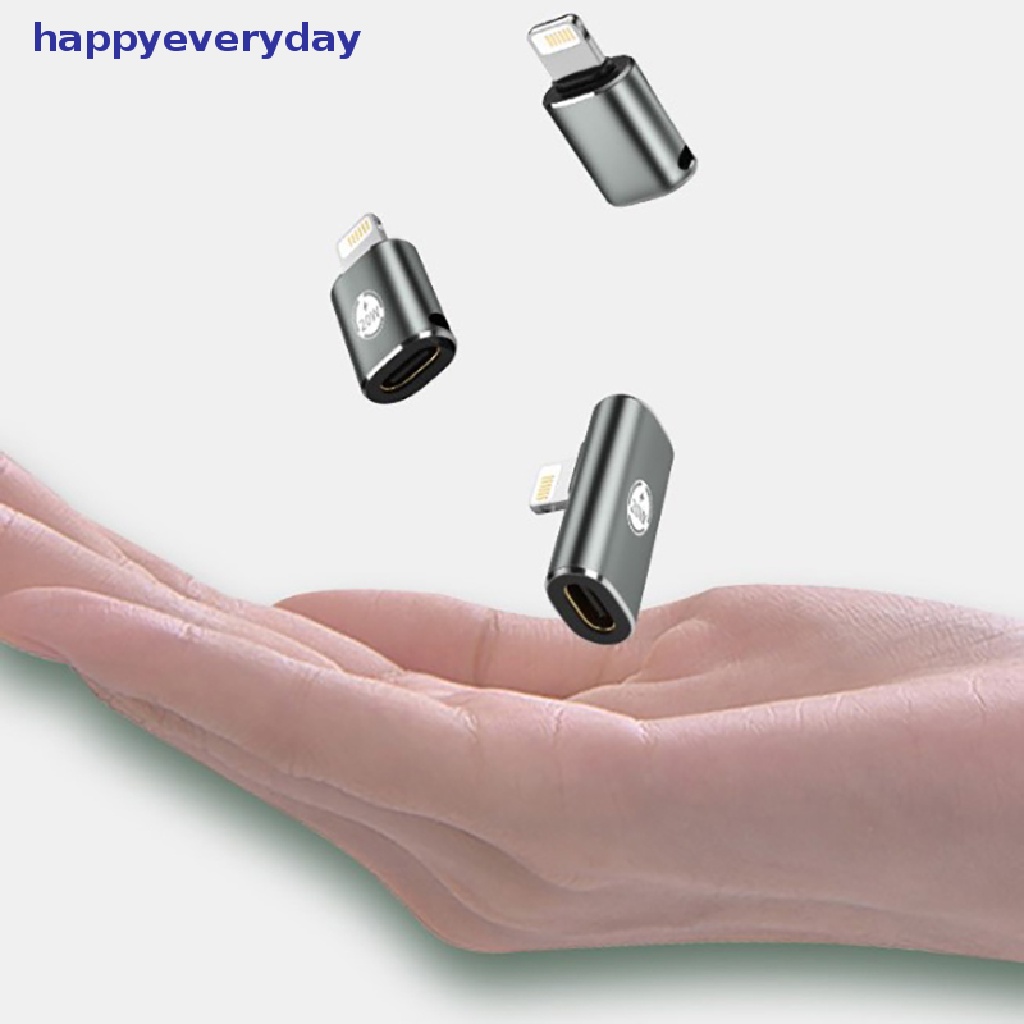 IPHONE [happy] Adaptor Multi Fungsi Tipe-C Female To Lightning Male 20W Pengisian Cepat Adaptor Ponsel Ios Adapter Fast Charging Transfer Data Extension Converter Untuk Iphone11Ipho