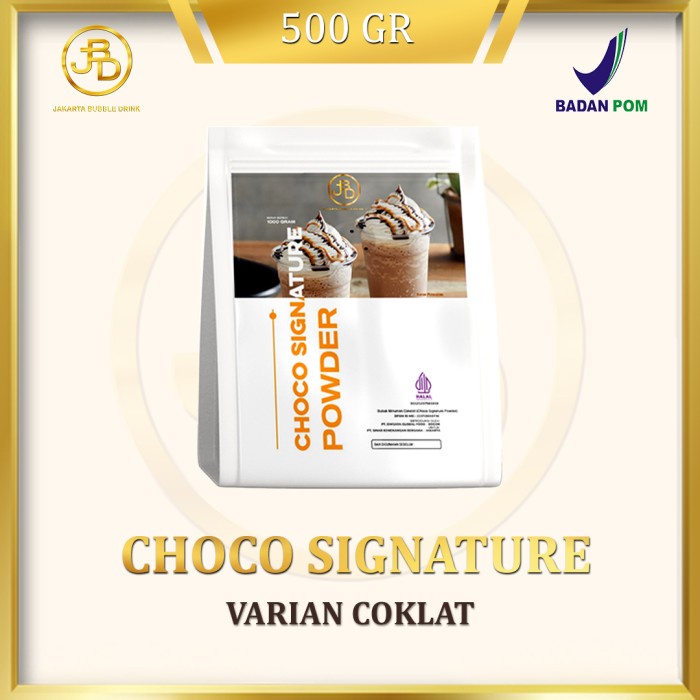 

✨NEW✨ -Bubuk Minuman Premium Choco Signature 1Kg || Jakarta Bubble Drink - 500 gram- 2.2.23