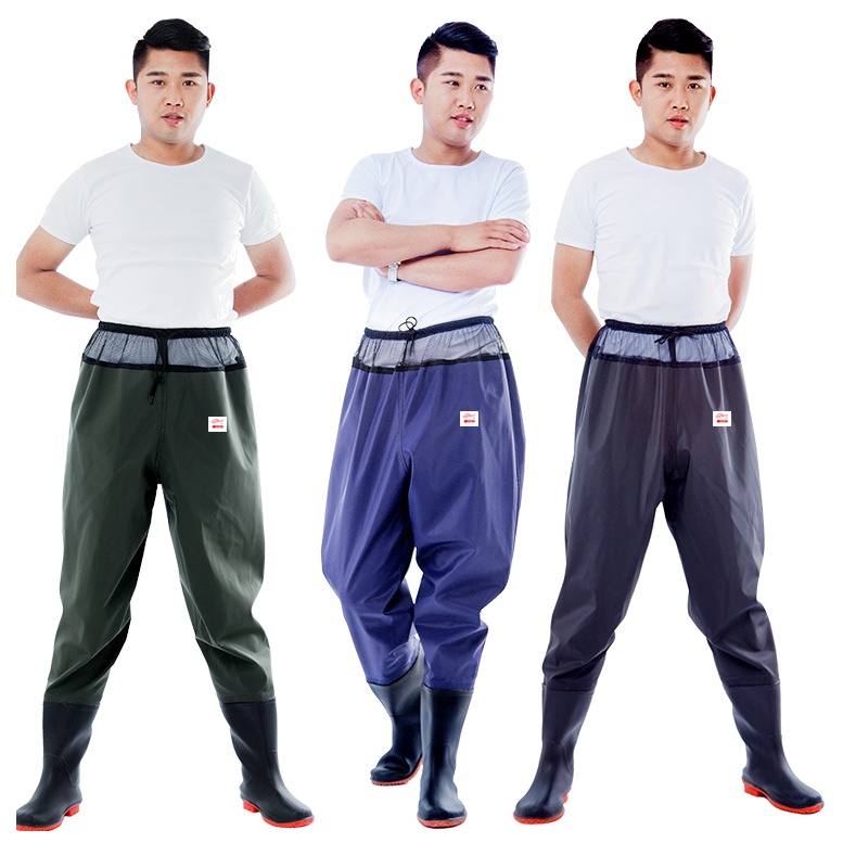 PETANI/ PERKEBUNAN/MANCING/NELAYAN RAWA Celana Kerja Pria/Wanita Pants Overall ANTI AIR Sepatu Boot 