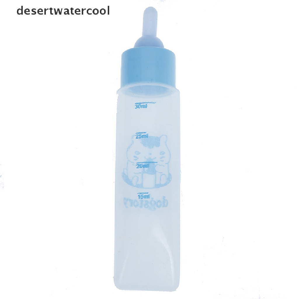 Deid Botol Susu Pet 30ml Silikon Nipple Makan Hewan Kecil Hamster Kucing Anjing Puppy Martijn