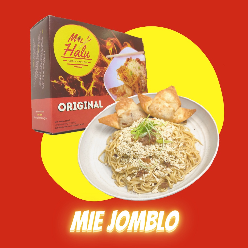 

MIE HALU Jomblo Instan - Mie Pedas / Mie Gacoan / Mie Iblis / Mie Pangsit / Mie Ayam / Mie Viral